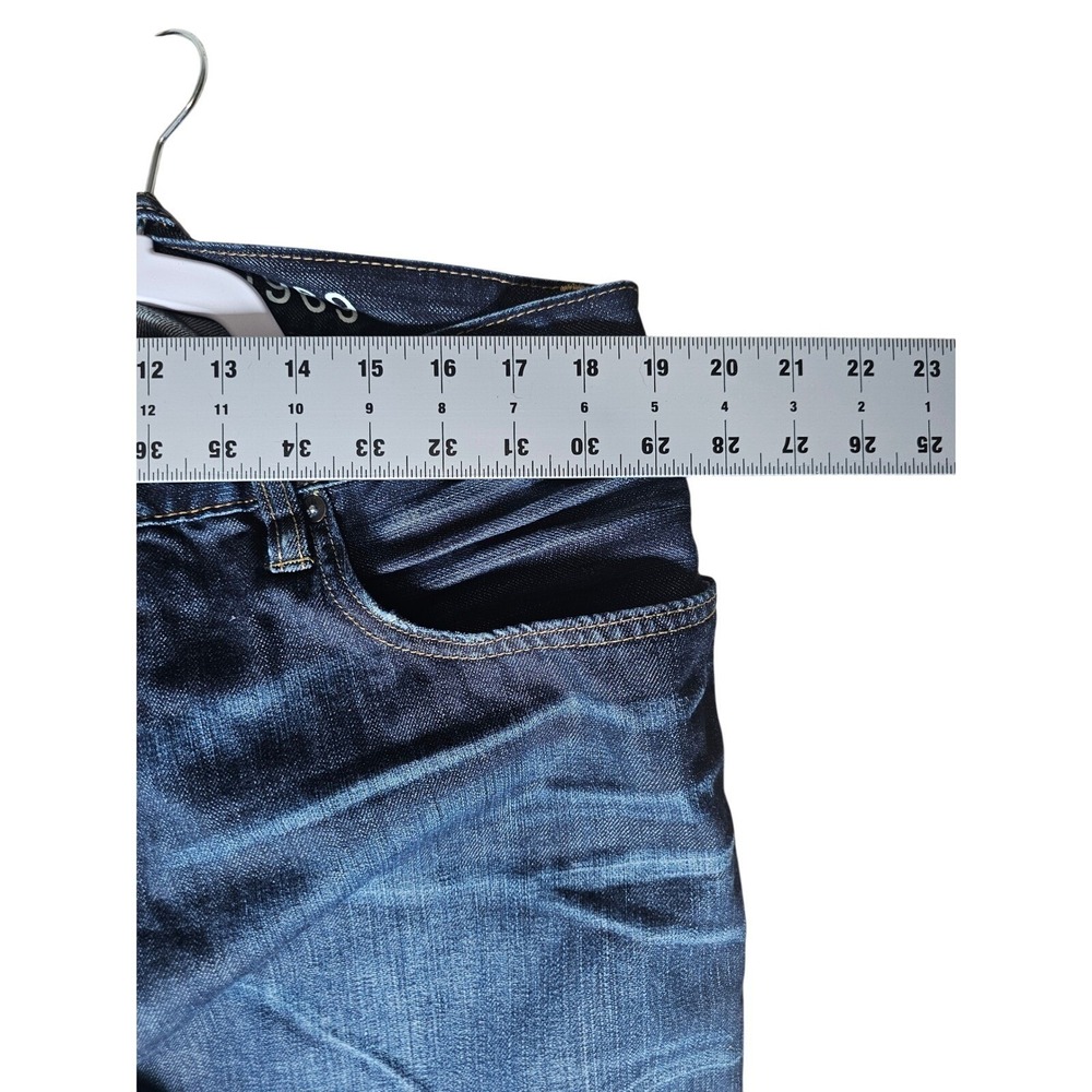 Gap 1969 Men Dark Star Bootcut Jeans 38x32 Ringspun Cotton Denim Indigo 715511 - Picture 4 of 16